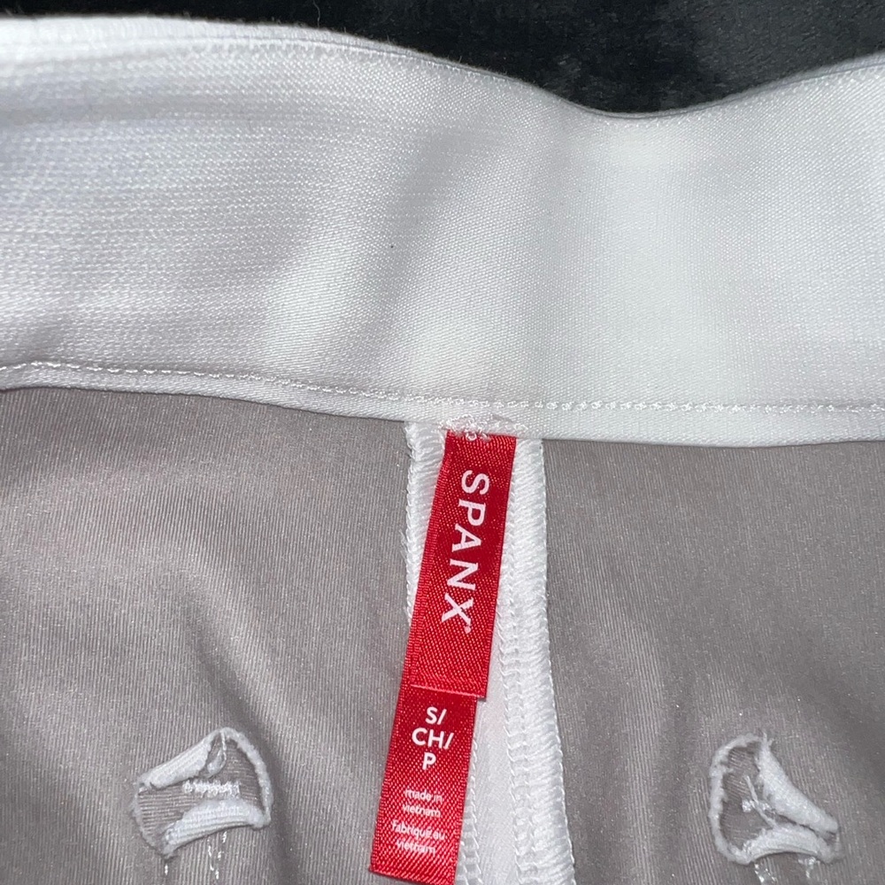 Spanx On-the-Go Cropped Wide Leg Pants 20479R - Classic White - Picture 4 of 8